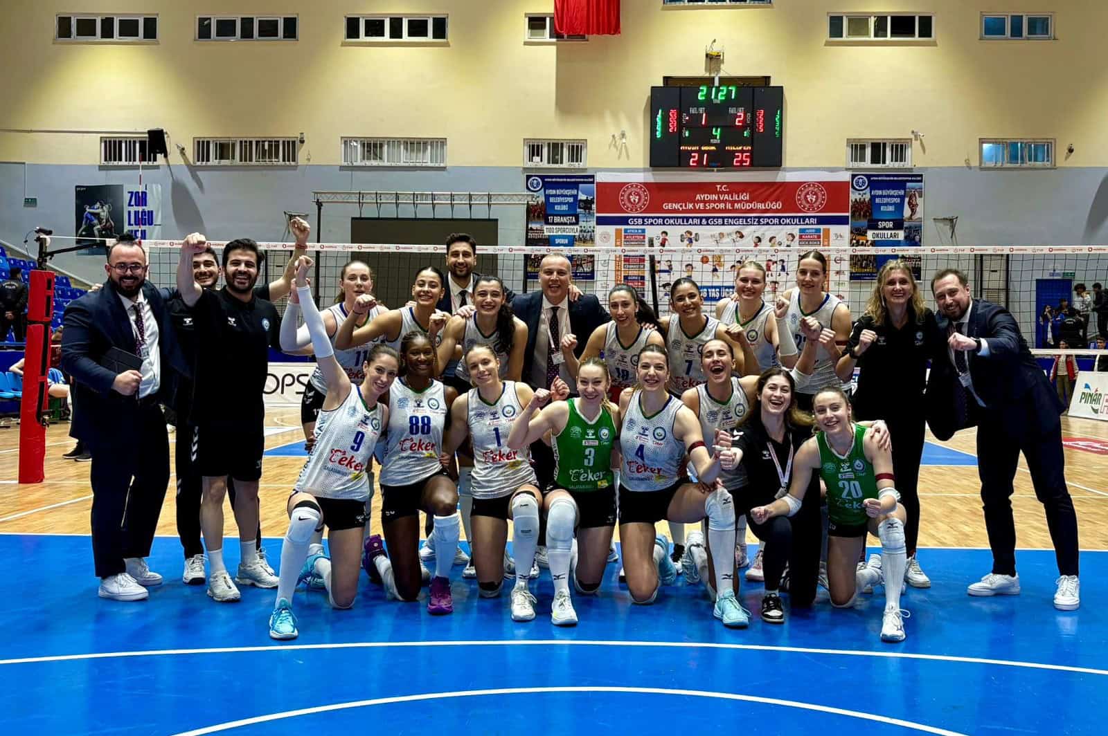 Nilüfer Belediyespor Eker, Aydın deplasmanında 3-1’lik galibiyetle yükselişini sürdürdü