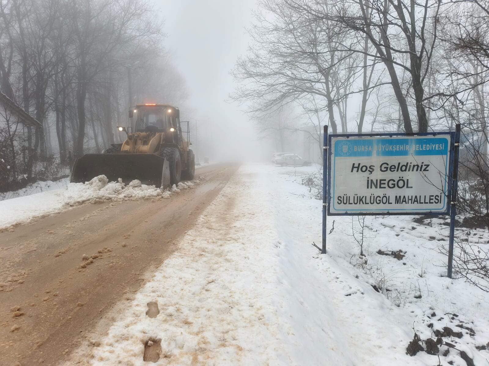 Bursa Büyükşehir Belediyesi Karla Mücadele Çalışmalarına Ramazan Bayramı’nda da Devam Ediyor