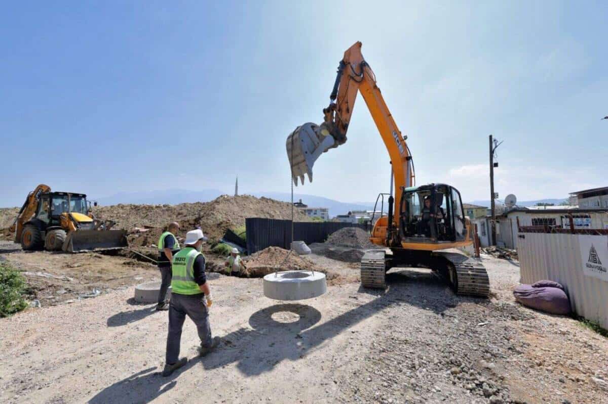 Osmangazi Küçükbalıklı Mahallesi’nde Altyapı Yatırımları Devam Ediyor