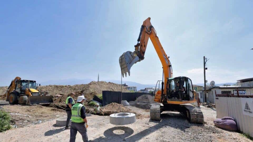 Osmangazi Küçükbalıklı Mahallesi’nde Altyapı Yatırımları Devam Ediyor
